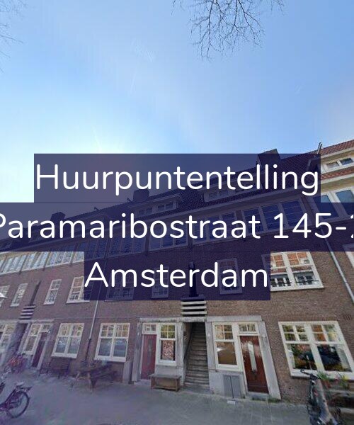 Foto gevel Huurpuntentelling voor Paramaribostraat 145-2, Amsterdam