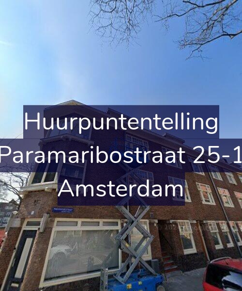 Foto gevel Huurpuntentelling voor Paramaribostraat 25-1, Amsterdam
