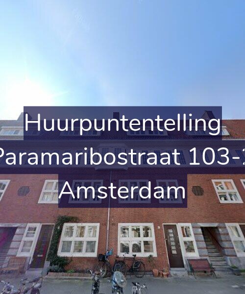 Foto gevel Huurpuntentelling voor Paramaribostraat 103-2, Amsterdam
