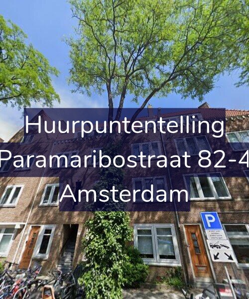 Foto gevel Huurpuntentelling voor Paramaribostraat 82-4, Amsterdam