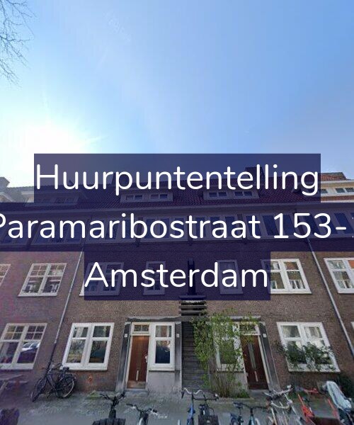 Foto gevel Huurpuntentelling voor Paramaribostraat 153-1, Amsterdam
