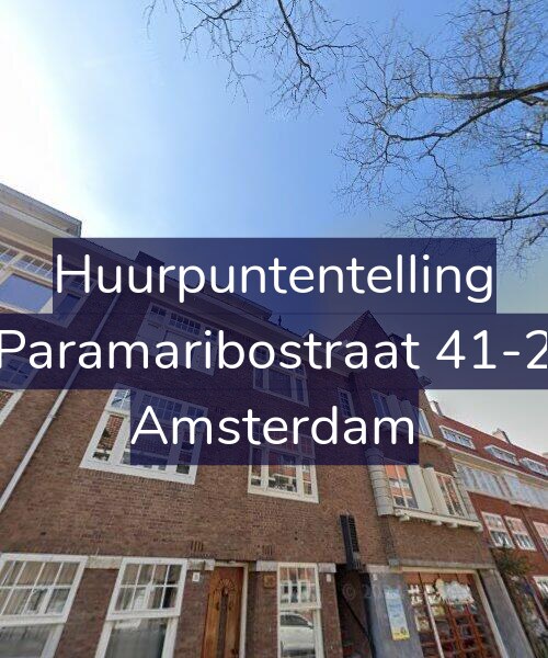 Foto gevel Huurpuntentelling voor Paramaribostraat 41-2, Amsterdam