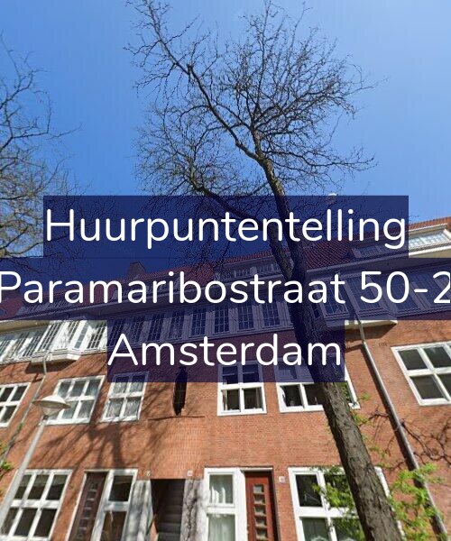 Foto gevel Huurpuntentelling voor Paramaribostraat 50-2, Amsterdam