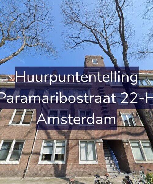 Foto gevel Huurpuntentelling voor Paramaribostraat 22-H, Amsterdam