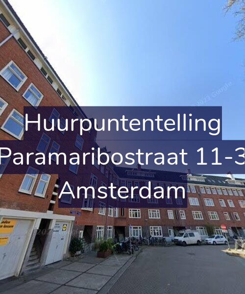 Foto gevel Huurpuntentelling voor Paramaribostraat 11-3, Amsterdam