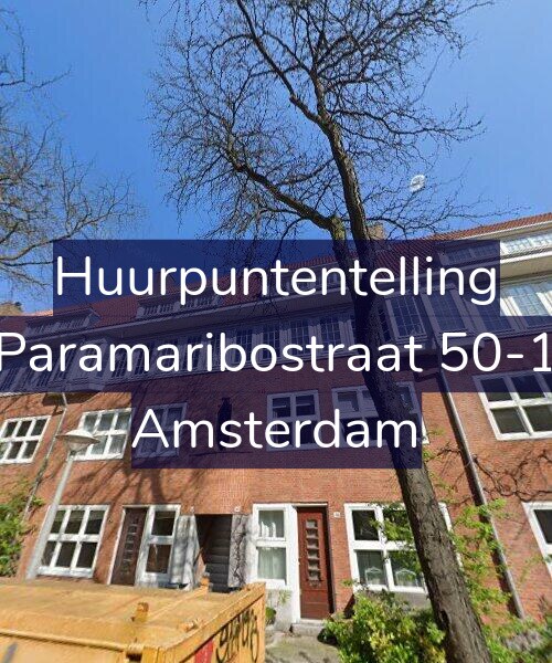 Foto gevel Huurpuntentelling voor Paramaribostraat 50-1, Amsterdam