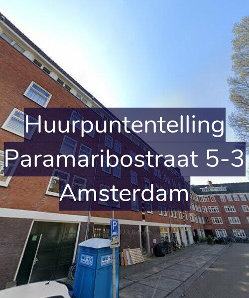 Foto gevel Huurpuntentelling voor Paramaribostraat 5-3, Amsterdam
