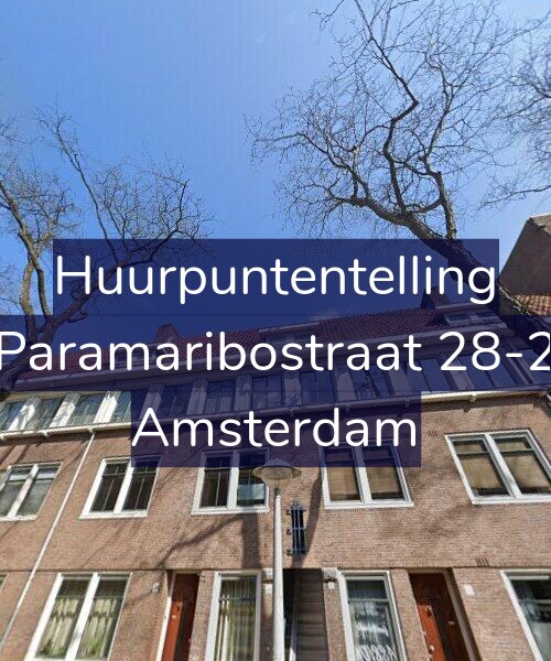 Foto gevel Huurpuntentelling voor Paramaribostraat 28-2, Amsterdam