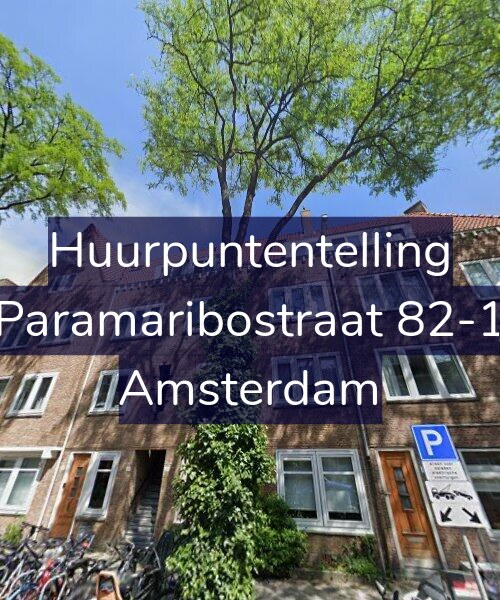 Foto gevel Huurpuntentelling voor Paramaribostraat 82-1, Amsterdam