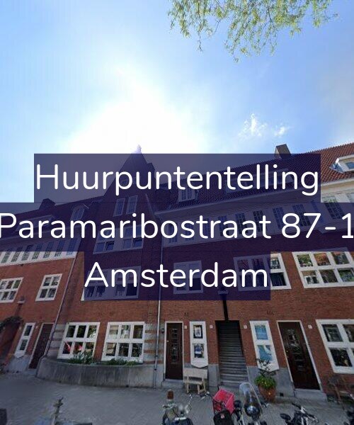 Foto gevel Huurpuntentelling voor Paramaribostraat 87-1, Amsterdam