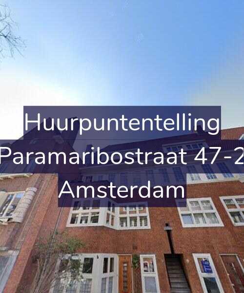 Foto gevel Huurpuntentelling voor Paramaribostraat 47-2, Amsterdam