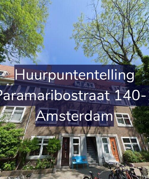 Foto gevel Huurpuntentelling voor Paramaribostraat 140-1, Amsterdam