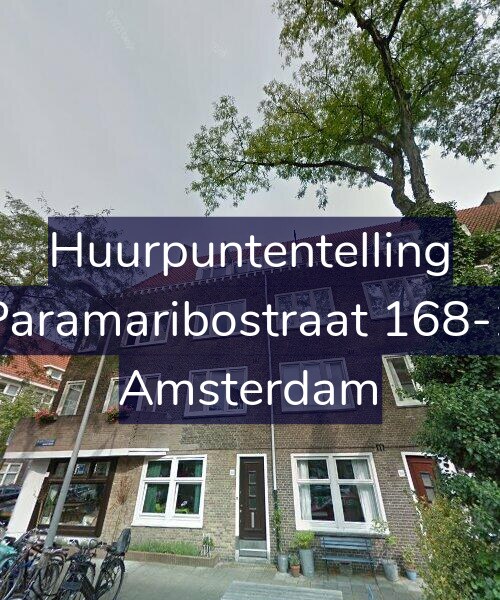 Foto gevel Huurpuntentelling voor Paramaribostraat 168-1, Amsterdam