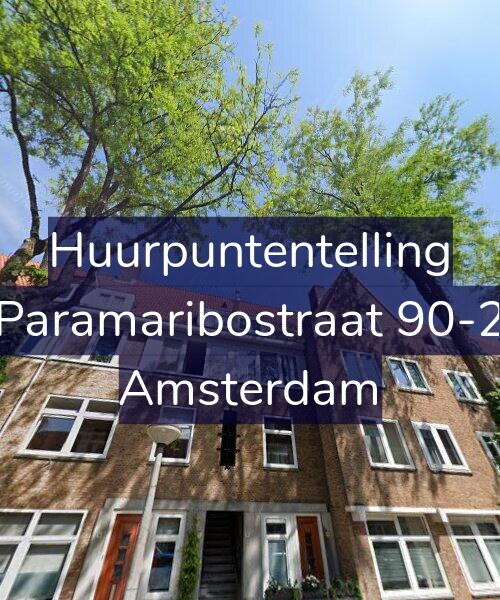 Foto gevel Huurpuntentelling voor Paramaribostraat 90-2, Amsterdam