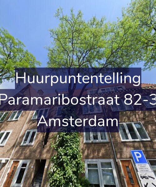 Foto gevel Huurpuntentelling voor Paramaribostraat 82-3, Amsterdam