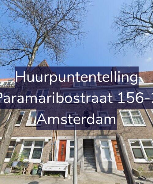 Foto gevel Huurpuntentelling voor Paramaribostraat 156-2, Amsterdam