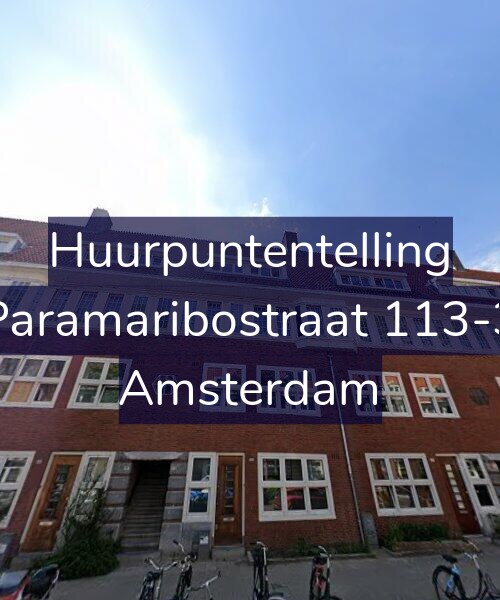 Foto gevel Huurpuntentelling voor Paramaribostraat 113-3, Amsterdam