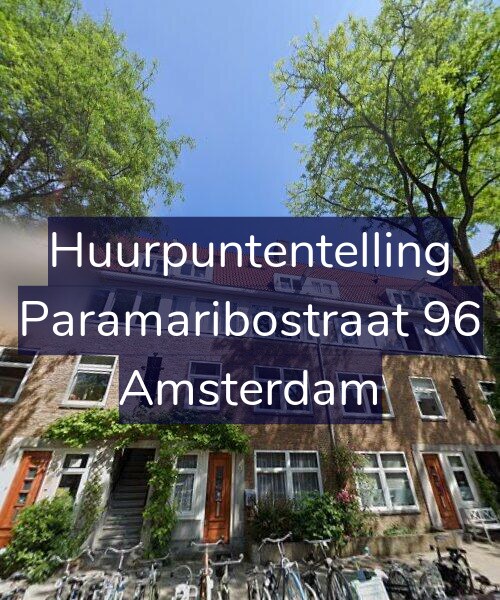 Foto gevel Huurpuntentelling voor Paramaribostraat 96, Amsterdam