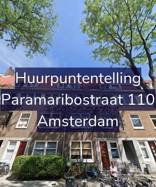 Foto gevel Huurpuntentelling voor Paramaribostraat 110, Amsterdam