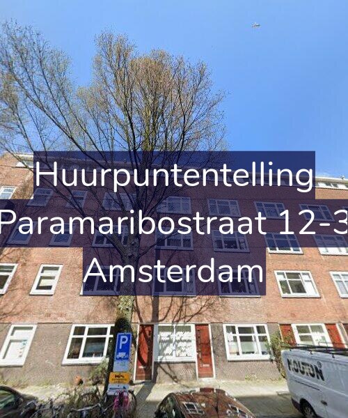 Foto gevel Huurpuntentelling voor Paramaribostraat 12-3, Amsterdam