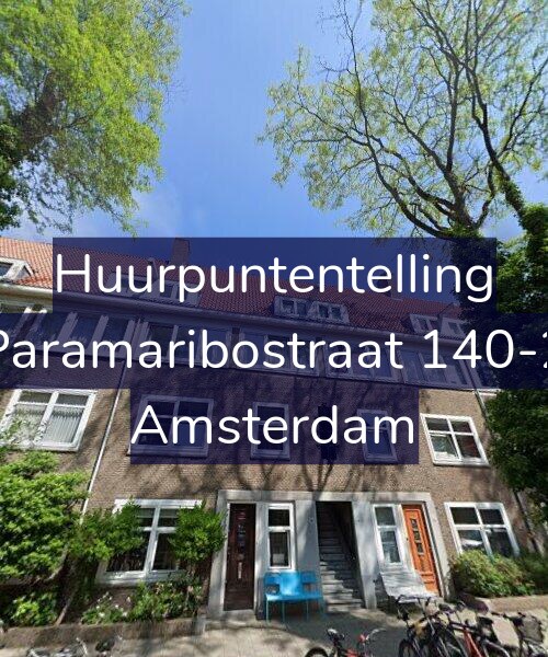 Foto gevel Huurpuntentelling voor Paramaribostraat 140-2, Amsterdam