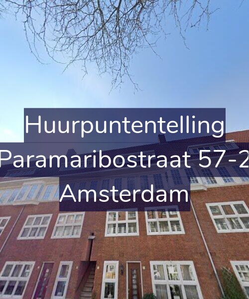 Foto gevel Huurpuntentelling voor Paramaribostraat 57-2, Amsterdam