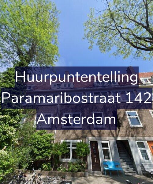 Foto gevel Huurpuntentelling voor Paramaribostraat 142, Amsterdam