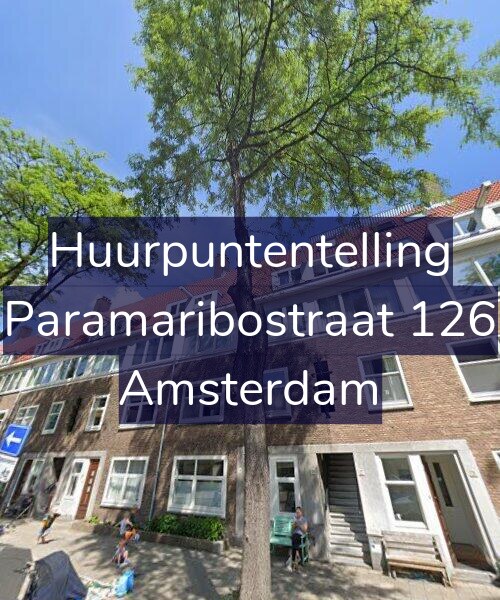 Foto gevel Huurpuntentelling voor Paramaribostraat 126, Amsterdam