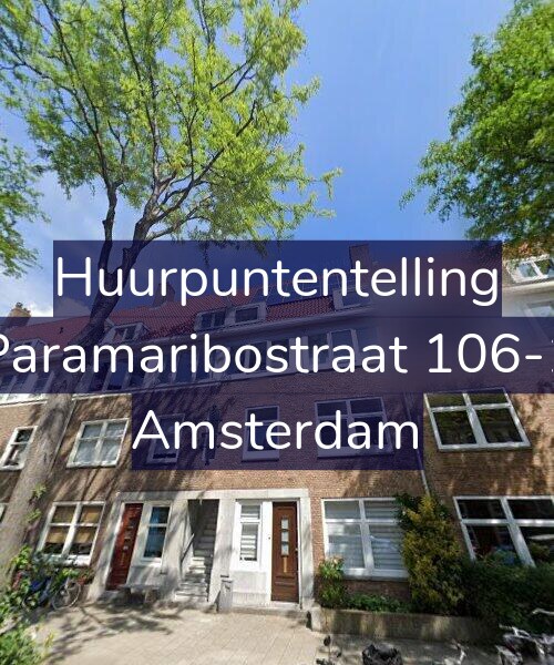 Foto gevel Huurpuntentelling voor Paramaribostraat 106-1, Amsterdam