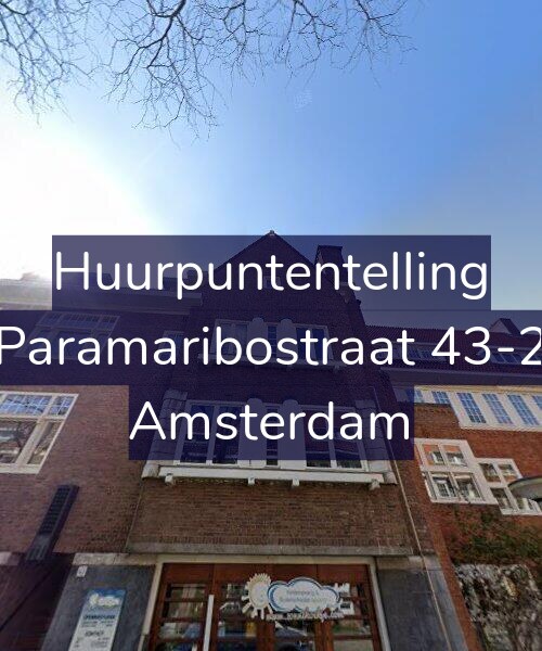 Foto gevel Huurpuntentelling voor Paramaribostraat 43-2, Amsterdam