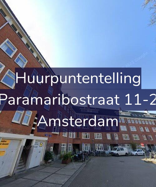 Foto gevel Huurpuntentelling voor Paramaribostraat 11-2, Amsterdam