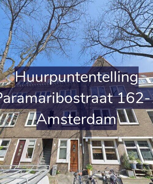 Foto gevel Huurpuntentelling voor Paramaribostraat 162-1, Amsterdam