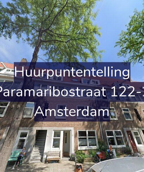 Foto gevel Huurpuntentelling voor Paramaribostraat 122-2, Amsterdam