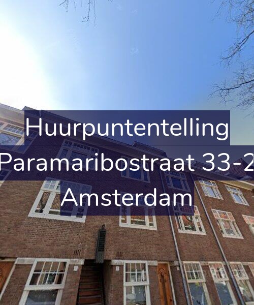 Foto gevel Huurpuntentelling voor Paramaribostraat 33-2, Amsterdam