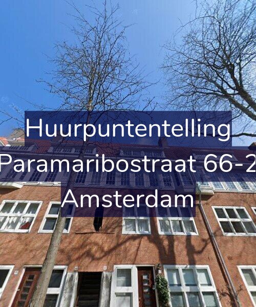 Foto gevel Huurpuntentelling voor Paramaribostraat 66-2, Amsterdam