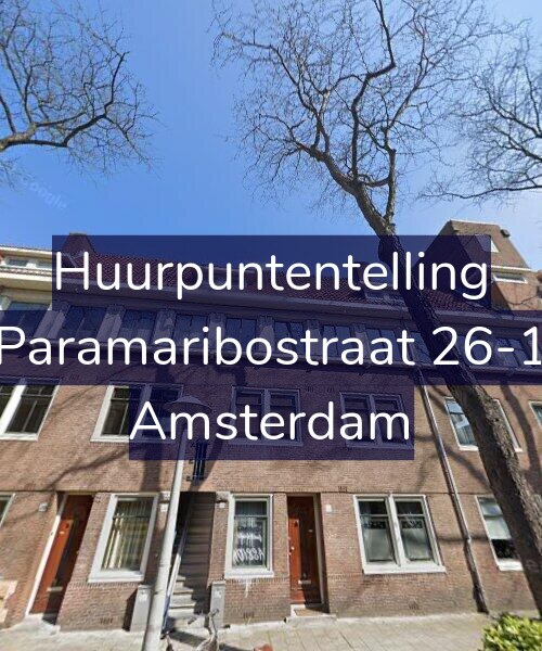 Foto gevel Huurpuntentelling voor Paramaribostraat 26-1, Amsterdam