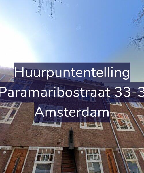 Foto gevel Huurpuntentelling voor Paramaribostraat 33-3, Amsterdam