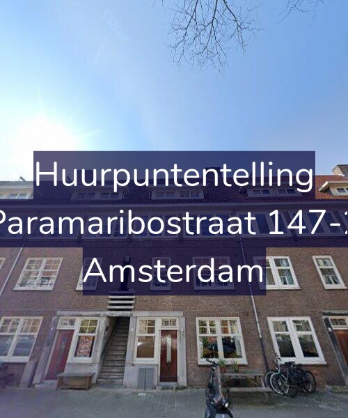 Foto gevel Huurpuntentelling voor Paramaribostraat 147-2, Amsterdam