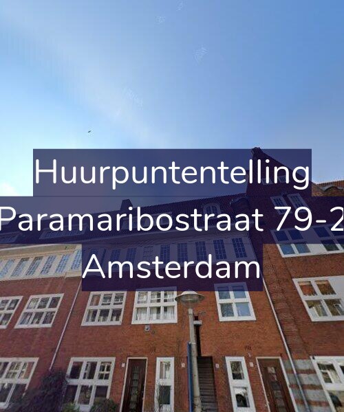 Foto gevel Huurpuntentelling voor Paramaribostraat 79-2, Amsterdam