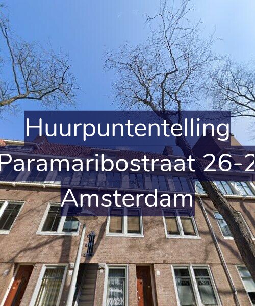 Foto gevel Huurpuntentelling voor Paramaribostraat 26-2, Amsterdam