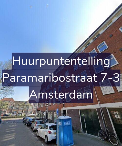 Foto gevel Huurpuntentelling voor Paramaribostraat 7-3, Amsterdam