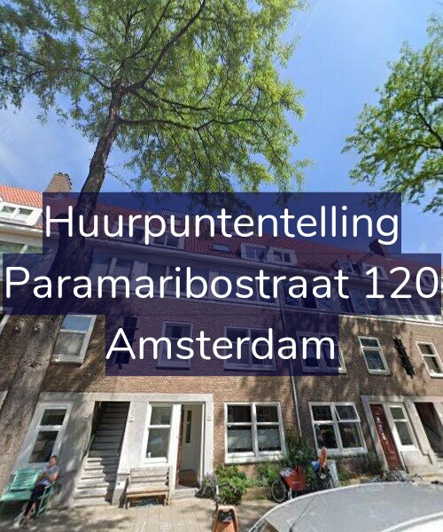 Foto gevel Huurpuntentelling voor Paramaribostraat 120, Amsterdam