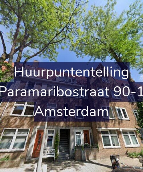 Foto gevel Huurpuntentelling voor Paramaribostraat 90-1, Amsterdam