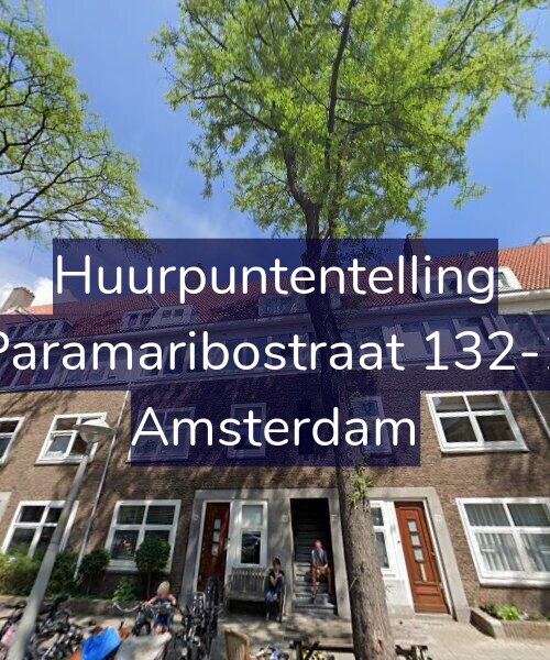 Foto gevel Huurpuntentelling voor Paramaribostraat 132-1, Amsterdam