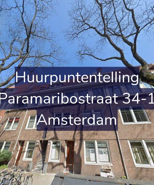 Foto gevel Huurpuntentelling voor Paramaribostraat 34-1, Amsterdam