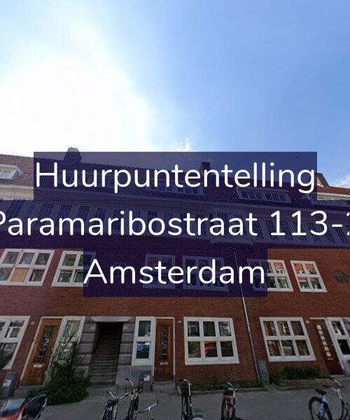 Foto gevel Huurpuntentelling voor Paramaribostraat 113-2, Amsterdam