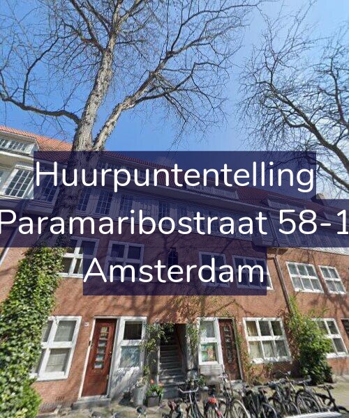Foto gevel Huurpuntentelling voor Paramaribostraat 58-1, Amsterdam
