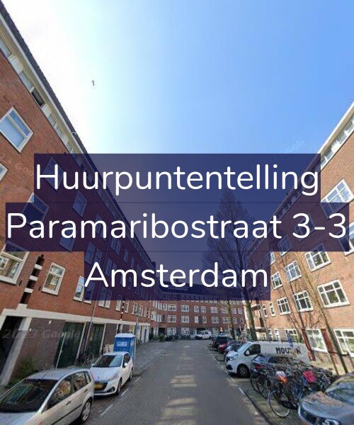 Foto gevel Huurpuntentelling voor Paramaribostraat 3-3, Amsterdam