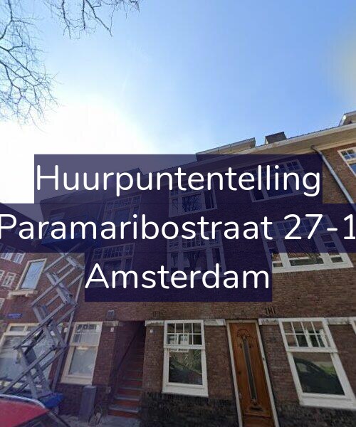 Foto gevel Huurpuntentelling voor Paramaribostraat 27-1, Amsterdam