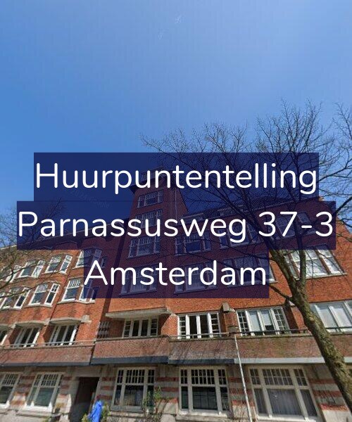 Foto gevel Huurpuntentelling voor Parnassusweg 37-3, Amsterdam